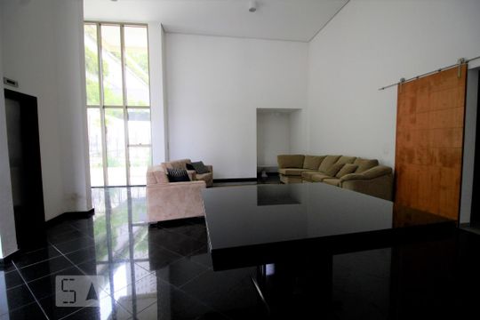 Hall social de apartamento para alugar com 1 quarto, 70m² em Jardim Fonte do Morumbi, São Paulo