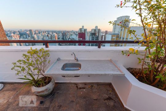 Cobertura de apartamento para alugar com 1 quarto, 70m² em Pinheiros, São Paulo