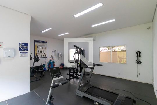 Área comum - Academia de apartamento para alugar com 2 quartos, 60m² em Mansões Santo Antônio, Campinas