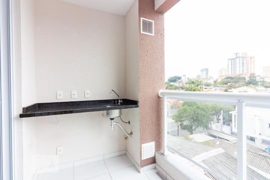 Varanda de apartamento à venda com 2 quartos, 56m² em Vila Osasco, Osasco