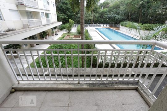 Varanda da Sala de kitnet/studio à venda com 1 quarto, 35m² em Jardim Ampliação, São Paulo