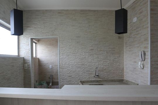 Cozinha de apartamento à venda com 1 quarto, 36m² em Vila Buarque, São Paulo