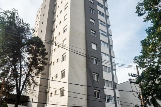 Fachada de apartamento à venda com 3 quartos, 85m² em Petrópolis, Porto Alegre