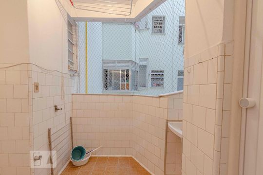 Área de Serviço de apartamento para alugar com 3 quartos, 105m² em Tijuca, Rio de Janeiro