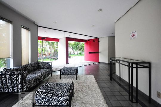 Hall Social de apartamento à venda com 1 quarto, 43m² em Vila Andrade, São Paulo