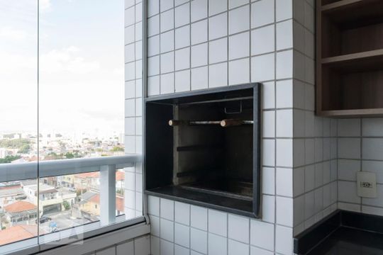 Varanda Gourmet (Churrasqueira) de apartamento à venda com 3 quartos, 136m² em Vila Dom Pedro I, São Paulo