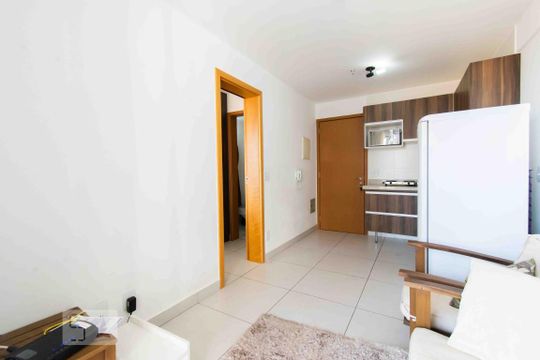 Sala de apartamento para alugar com 1 quarto, 34m² em Sul (águas Claras), Brasília