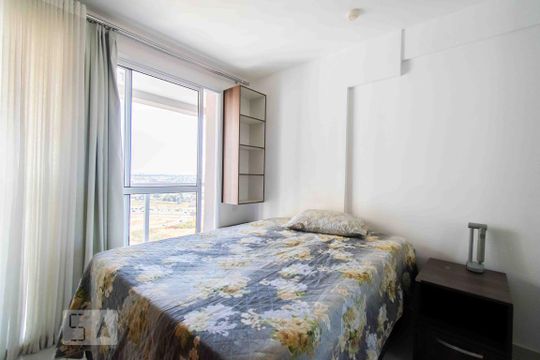 Quarto de apartamento para alugar com 1 quarto, 34m² em Sul (águas Claras), Brasília