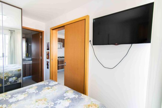 Quarto de apartamento para alugar com 1 quarto, 34m² em Sul (águas Claras), Brasília