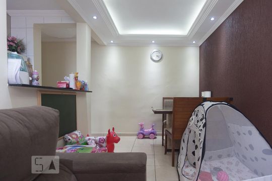 Sala de apartamento à venda com 3 quartos, 58m² em Jardim Márcia, Campinas