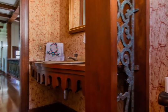 Lavabo de casa de condomínio à venda com 5 quartos, 540m² em Mangabeiras, Belo Horizonte