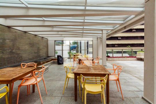 Área comum de kitnet/studio à venda com 1 quarto, 31m² em Pinheiros, São Paulo