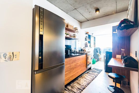 Cozinha de kitnet/studio à venda com 1 quarto, 70m² em Centro, Campinas