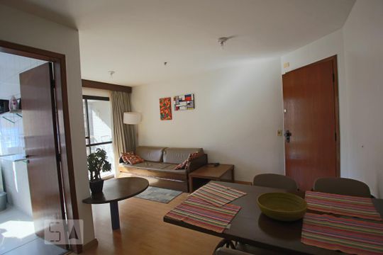 Sala de apartamento para alugar com 1 quarto, 45m² em Bela Vista, São Paulo