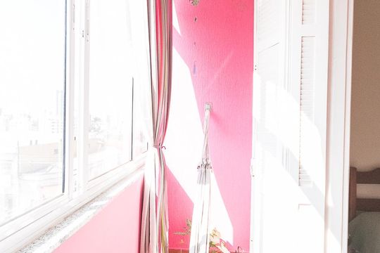 Varanda do quarto de apartamento para alugar com 1 quarto, 50m² em Vila Mariana, São Paulo