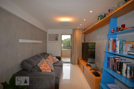 Sala de apartamento para alugar com 3 quartos, 79m² em São Cristóvão, Rio de Janeiro