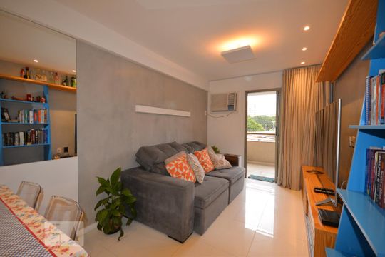 Sala de apartamento para alugar com 3 quartos, 79m² em São Cristóvão, Rio de Janeiro