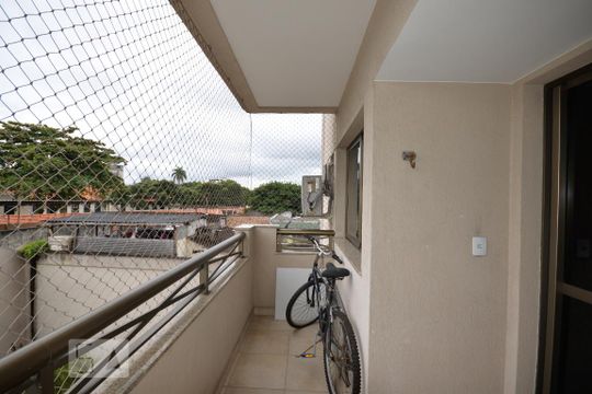 Varanda Sala de apartamento para alugar com 3 quartos, 79m² em São Cristóvão, Rio de Janeiro