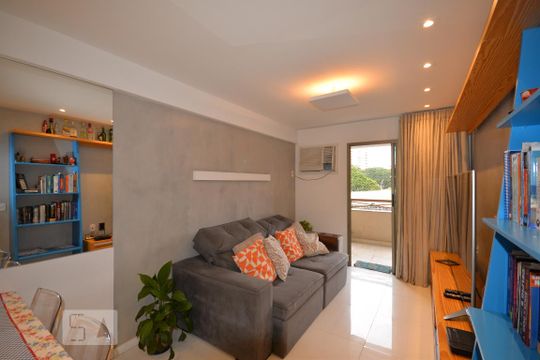 Sala de apartamento para alugar com 3 quartos, 79m² em São Cristóvão, Rio de Janeiro
