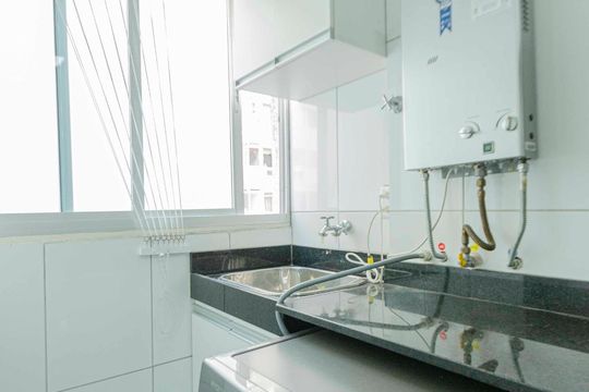 Área de Serviço de apartamento à venda com 2 quartos, 50m² em Rio Comprido, Rio de Janeiro