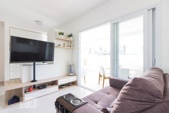 Sala de apartamento à venda com 1 quarto, 52m² em Santana, São Paulo
