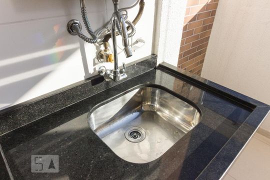 Varanda gourmet de apartamento à venda com 1 quarto, 52m² em Santana, São Paulo