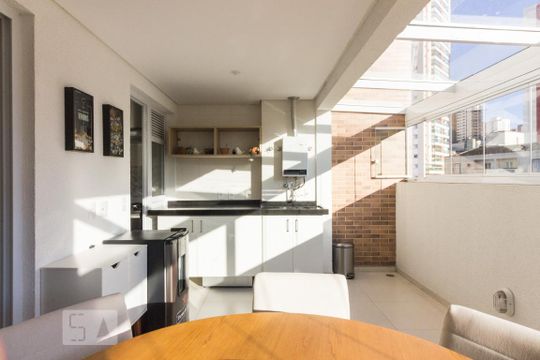 Varanda gourmet de apartamento à venda com 1 quarto, 52m² em Santana, São Paulo