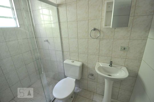 Banheiro - Torneira de kitnet/studio para alugar com 1 quarto, 22m² em Vila Gomes, São Paulo