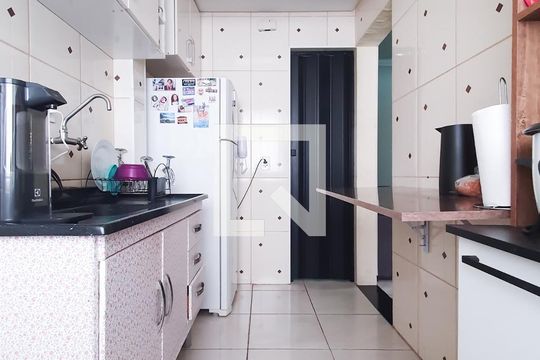Cozinha - Armários de kitnet/studio à venda com 1 quarto, 37m² em Demarchi, São Bernardo do Campo