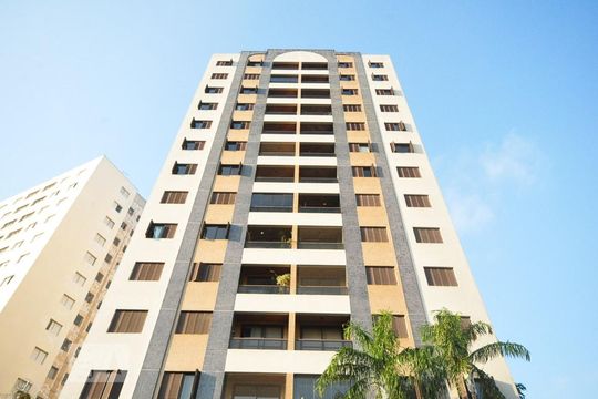 Fachada de apartamento à venda com 2 quartos, 69m² em Vila Indiana, São Paulo