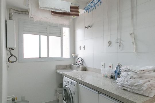 Área de Serviço de apartamento para alugar com 3 quartos, 127m² em Vila Firmiano Pinto, São Paulo
