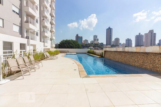 Área comum - Piscina de apartamento para alugar com 1 quarto, 40m² em Umuarama, Osasco