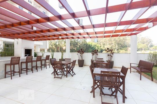 Área comum - Churrasqueira de apartamento para alugar com 1 quarto, 40m² em Umuarama, Osasco