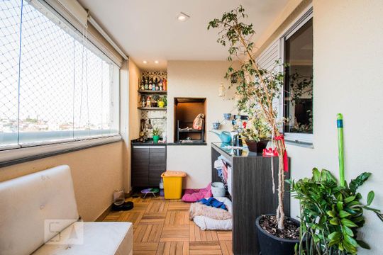 Varanda Gourmet de apartamento para alugar com 2 quartos, 88m² em Vila Firmiano Pinto, São Paulo