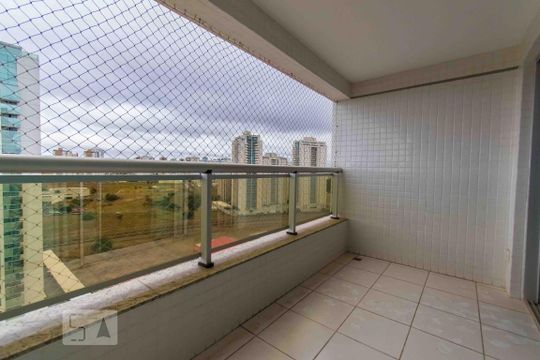 Varanda da Sala de apartamento para alugar com 1 quarto, 39m² em Sul (águas Claras), Brasília
