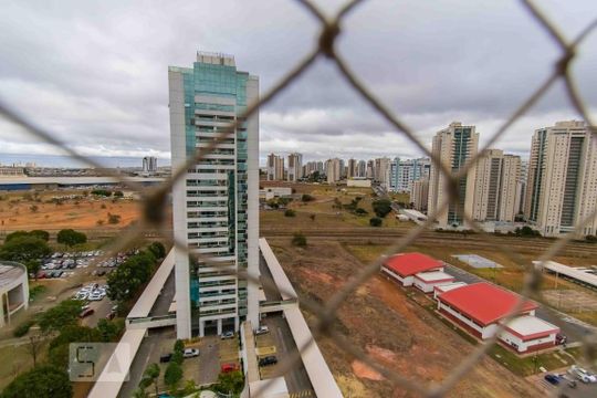 Vista da Varanda da Sala de apartamento para alugar com 1 quarto, 39m² em Sul (águas Claras), Brasília