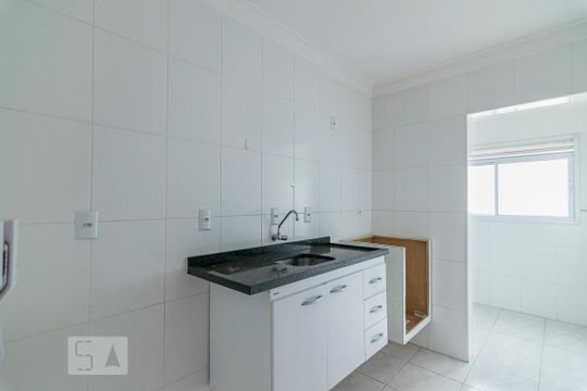Cozinha de apartamento à venda com 2 quartos, 52m² em Vila Príncipe de Gales, Santo André