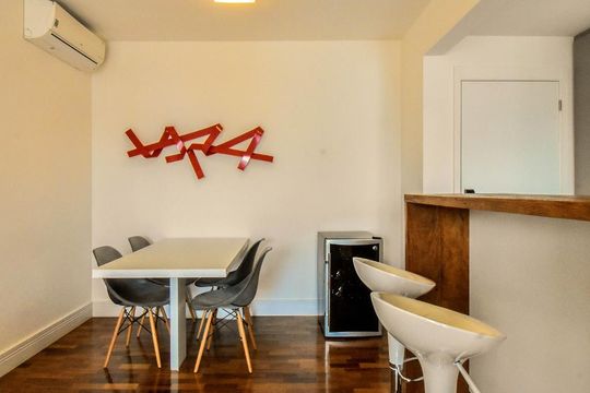 Sala de Jantar de apartamento à venda com 2 quartos, 74m² em Vila Gertrudes, São Paulo