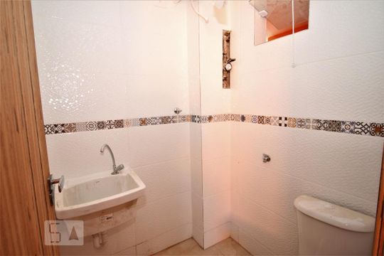 Banheiro Social com Tanque de casa de condomínio à venda com 1 quarto, 65m² em Pechincha, Rio de Janeiro