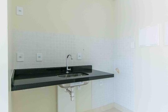 Cozinha de apartamento para alugar com 1 quarto, 39m² em Sul (águas Claras), Brasília