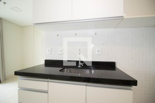 Cozinha de apartamento para alugar com 1 quarto, 31m² em Sul (águas Claras), Brasília