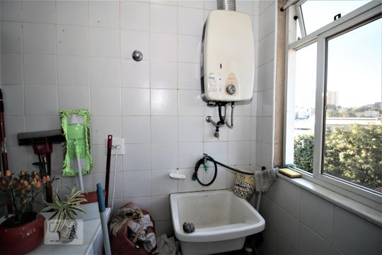 Área de Serviço de apartamento à venda com 3 quartos, 85m² em Pechincha, Rio de Janeiro