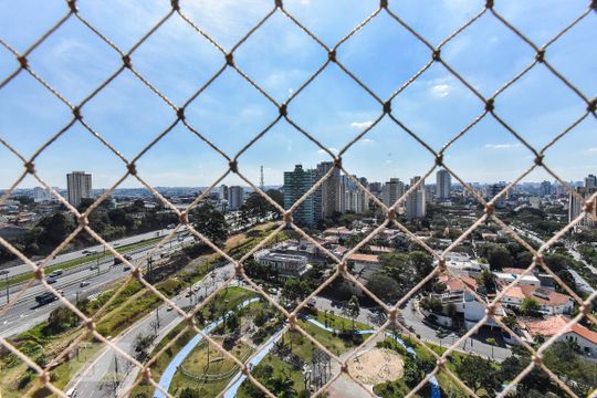 Vista da Suíte 2 de apartamento para alugar com 3 quartos, 106m² em Centro, São Bernardo do Campo