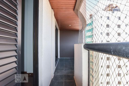 Varanda do Quarto de apartamento para alugar com 3 quartos, 106m² em Centro, São Bernardo do Campo