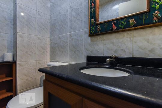 Lavabo de apartamento para alugar com 3 quartos, 106m² em Centro, São Bernardo do Campo