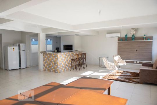 Salão de festas de casa de condomínio à venda com 3 quartos, 150m² em Marechal Rondon, Canoas