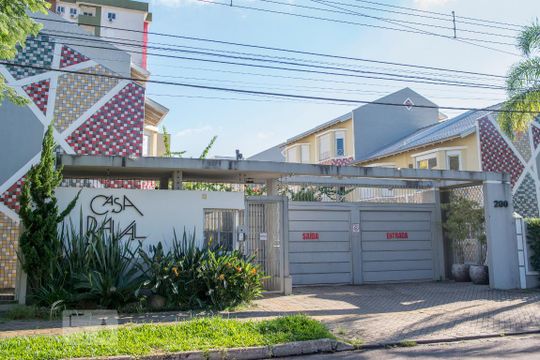 Fachada condomínio de casa de condomínio à venda com 3 quartos, 150m² em Marechal Rondon, Canoas