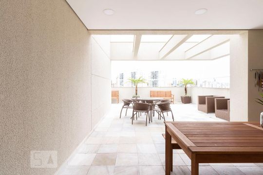 Salão de festas/Churrasqueira  de kitnet/studio para alugar com 1 quarto, 36m² em Vila Prudente, São Paulo