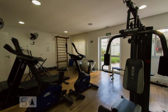 Área comum - Academia de apartamento para alugar com 1 quarto, 33m² em Cambuci, São Paulo