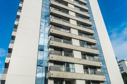 Fachada de apartamento para alugar com 1 quarto, 49m² em Petrópolis, Porto Alegre